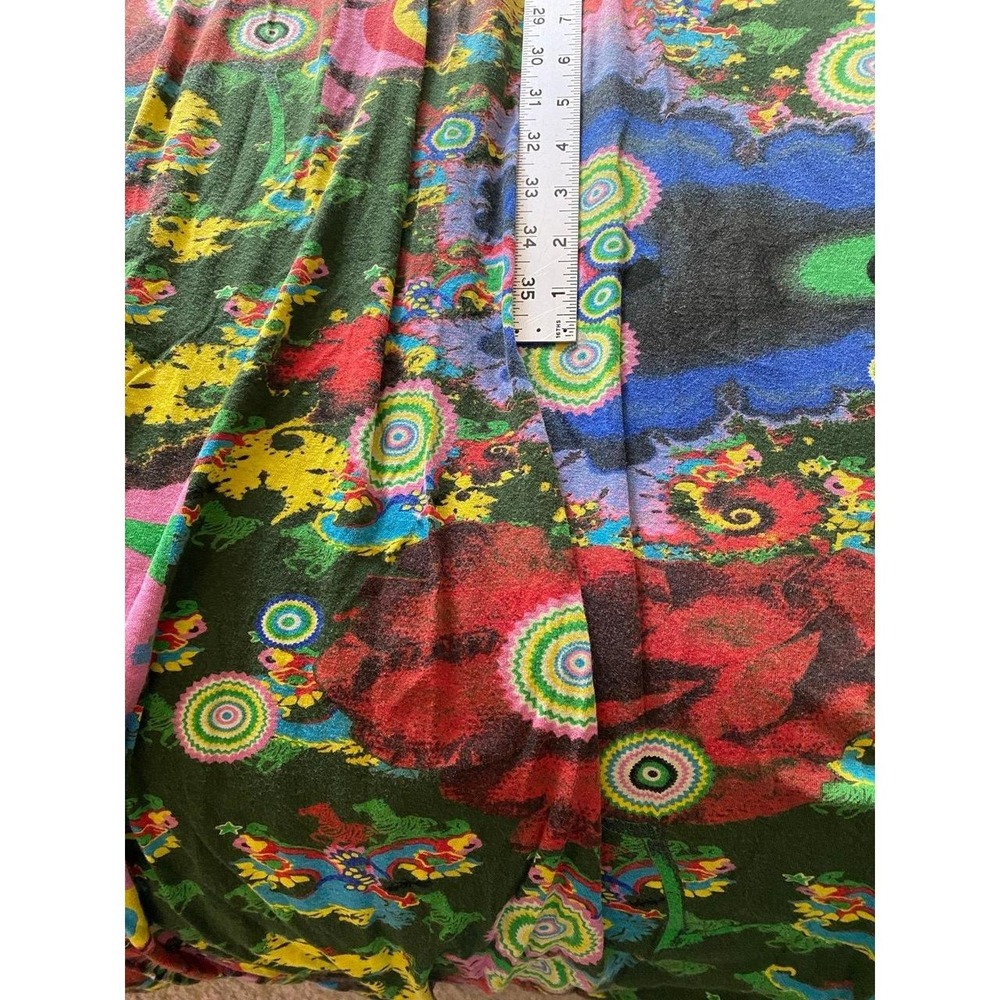 Desigual Women's Maxi Dress Long Sleeve V-Neck Colorful Small Babydoll s1 - Picture 4 of 8